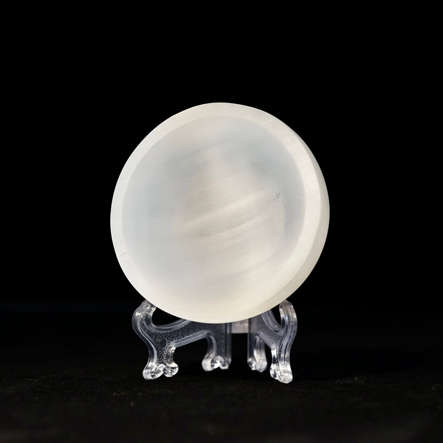 Transparent plaster bowl