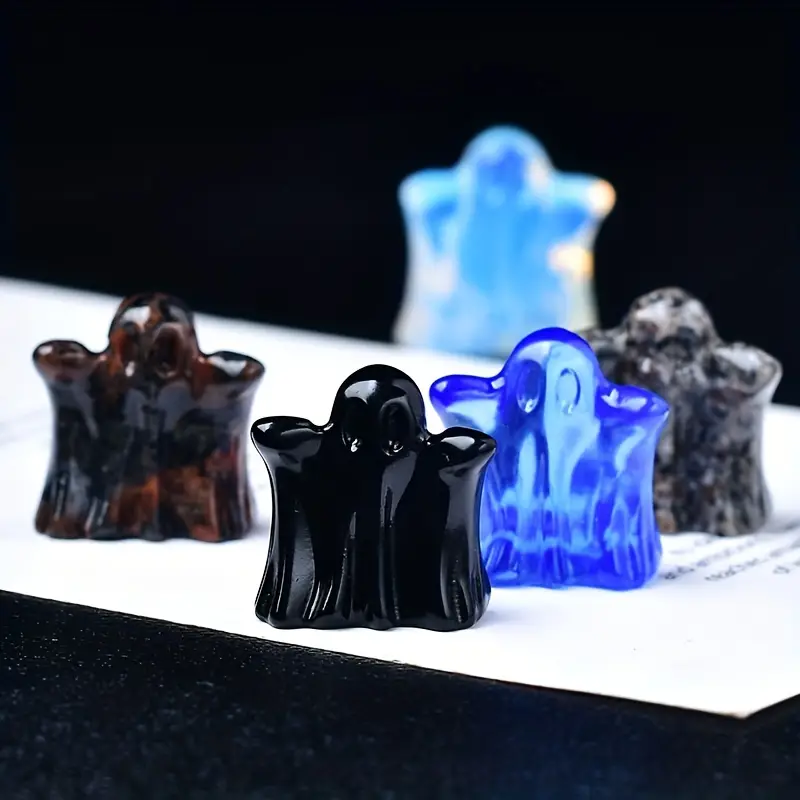 Crystal Ghost Carved Figurine (Random 2 Pieces Blind Box)