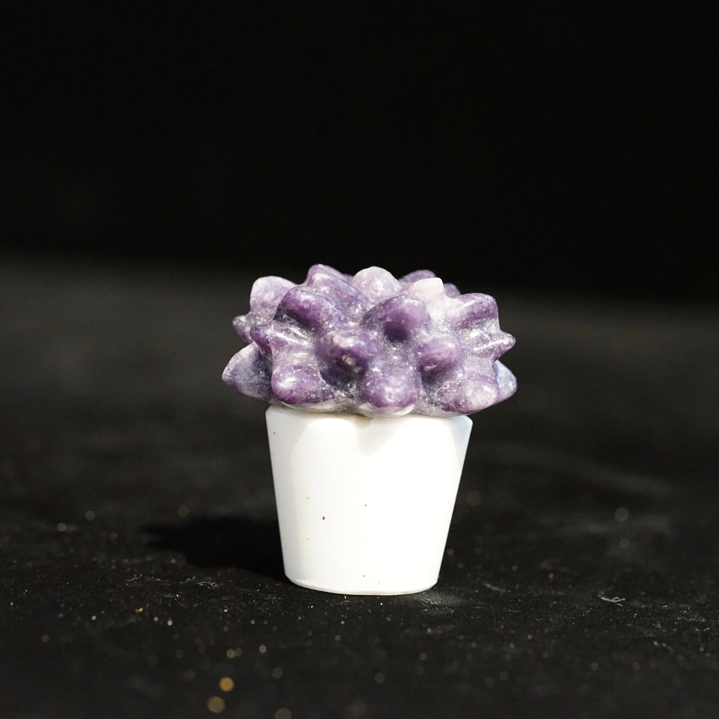 紫晶花擺件
