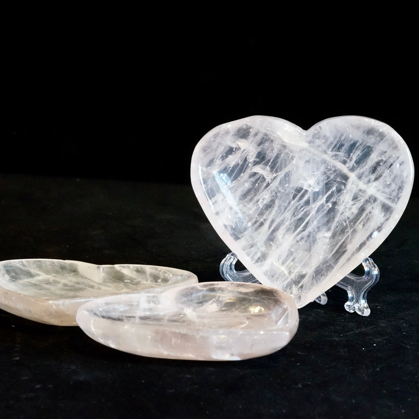 Rose Quartz Dish - Heart Shape