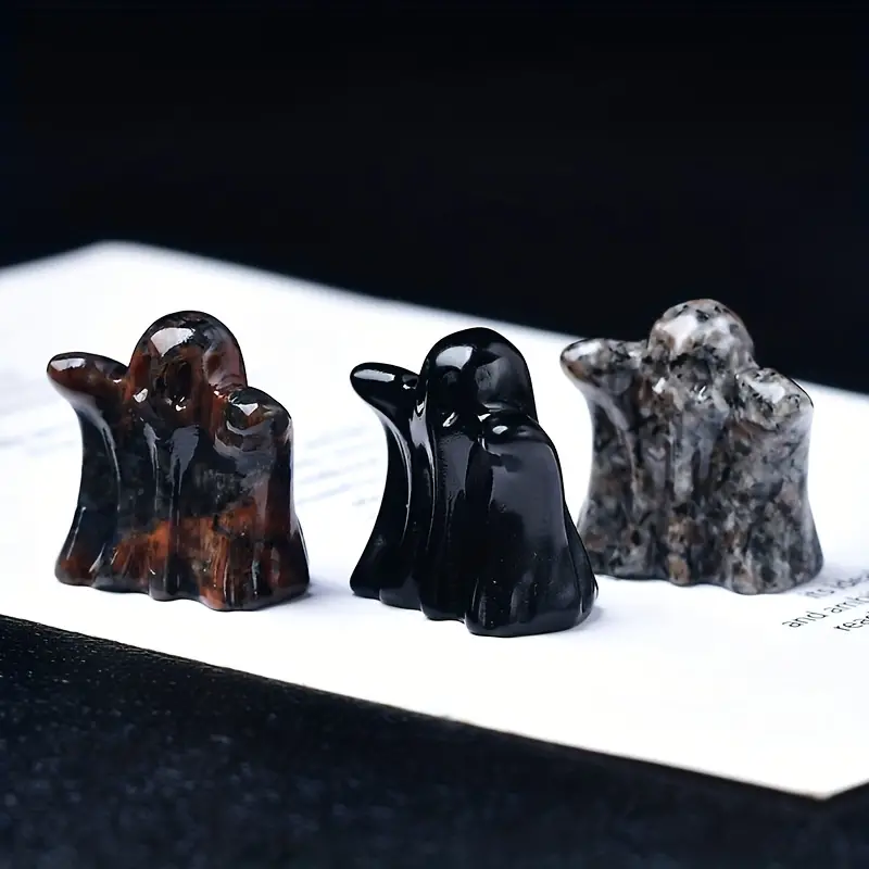 Crystal Ghost Carved Figurine (Random 2 Pieces Blind Box)