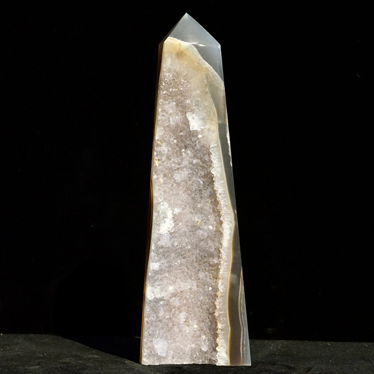 Agate crystal column