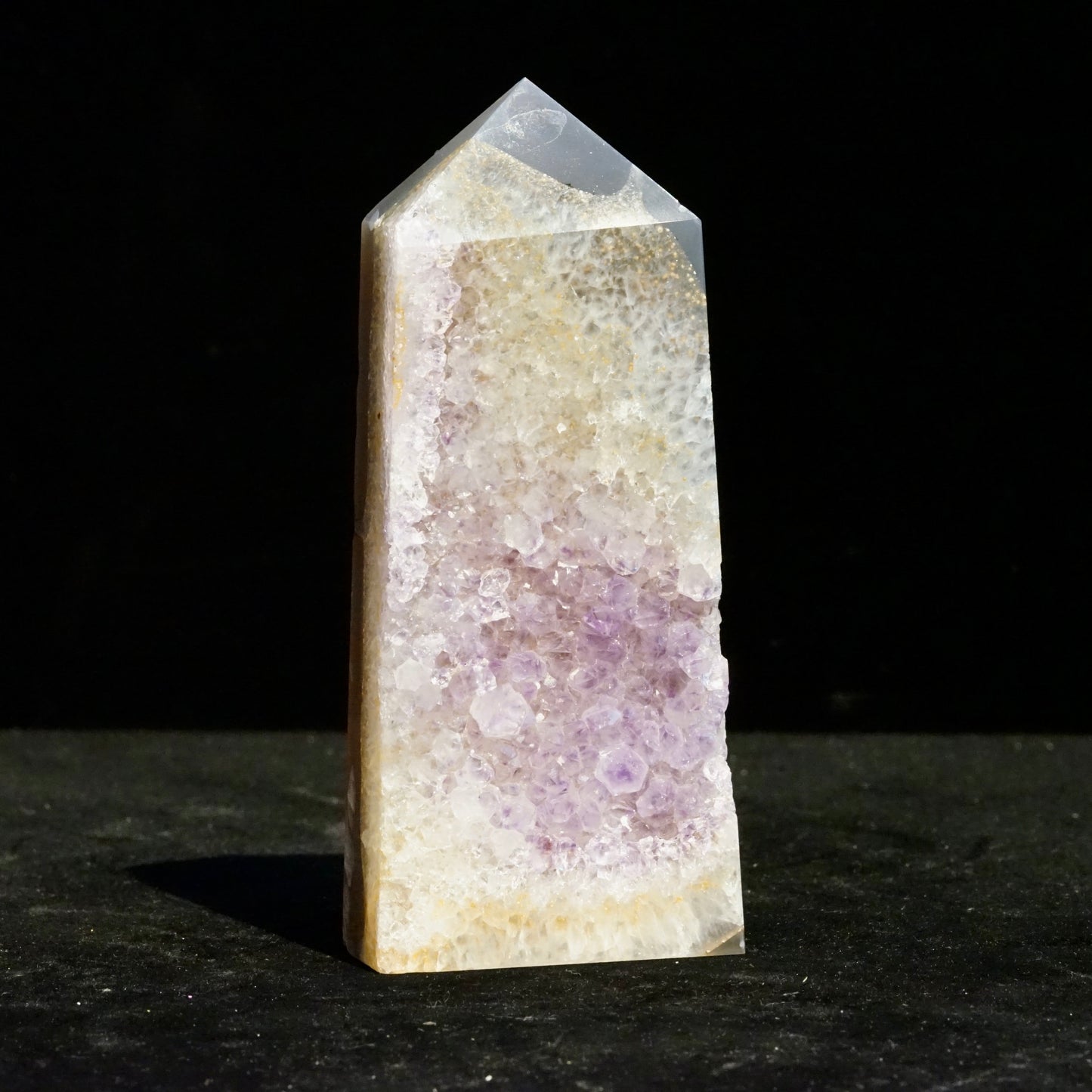 Agate crystal column