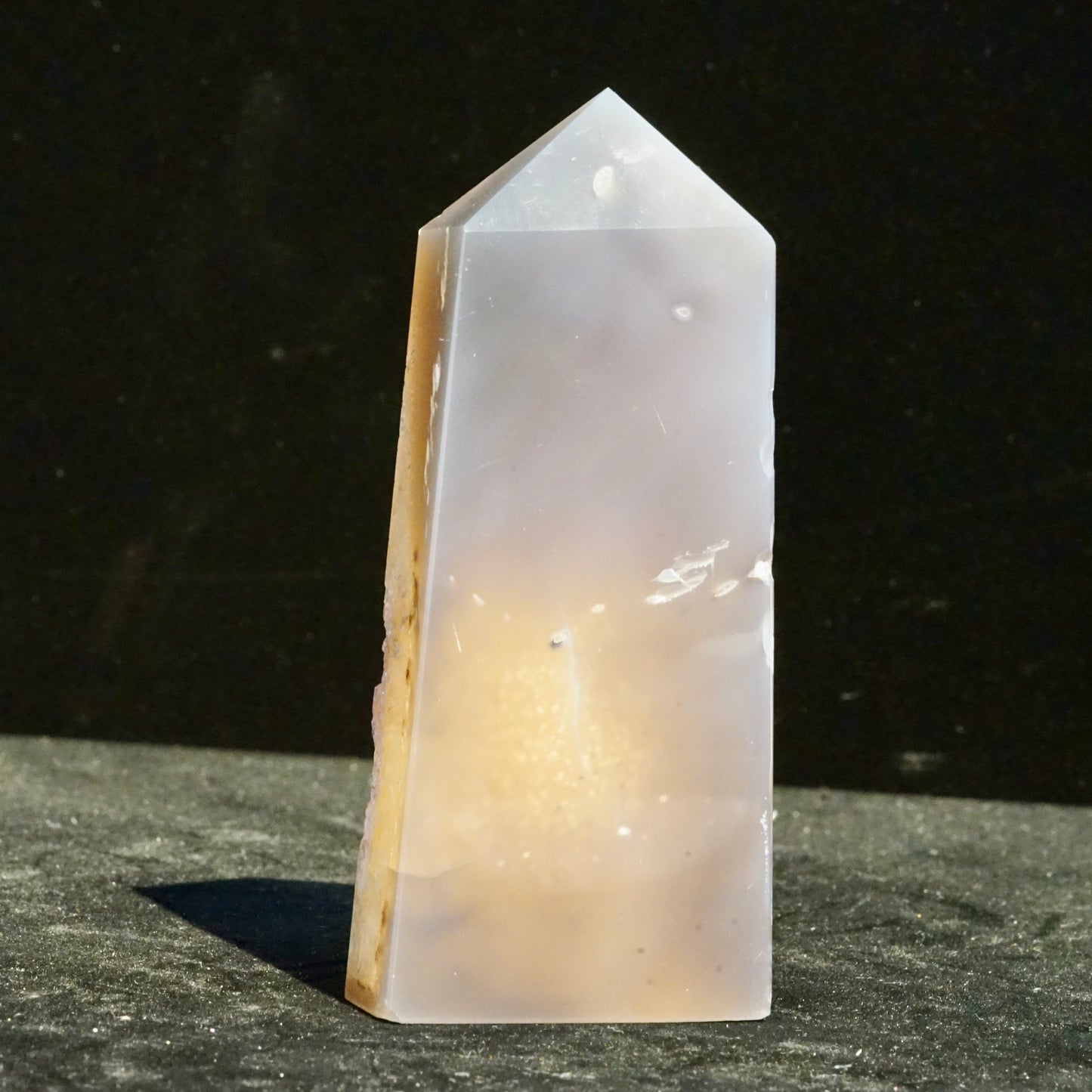 Agate crystal column
