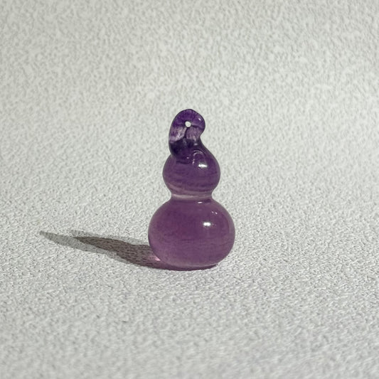 FFluorite Gourd Crystal Figurine|Emotional Balance・Health Protection・Abundance