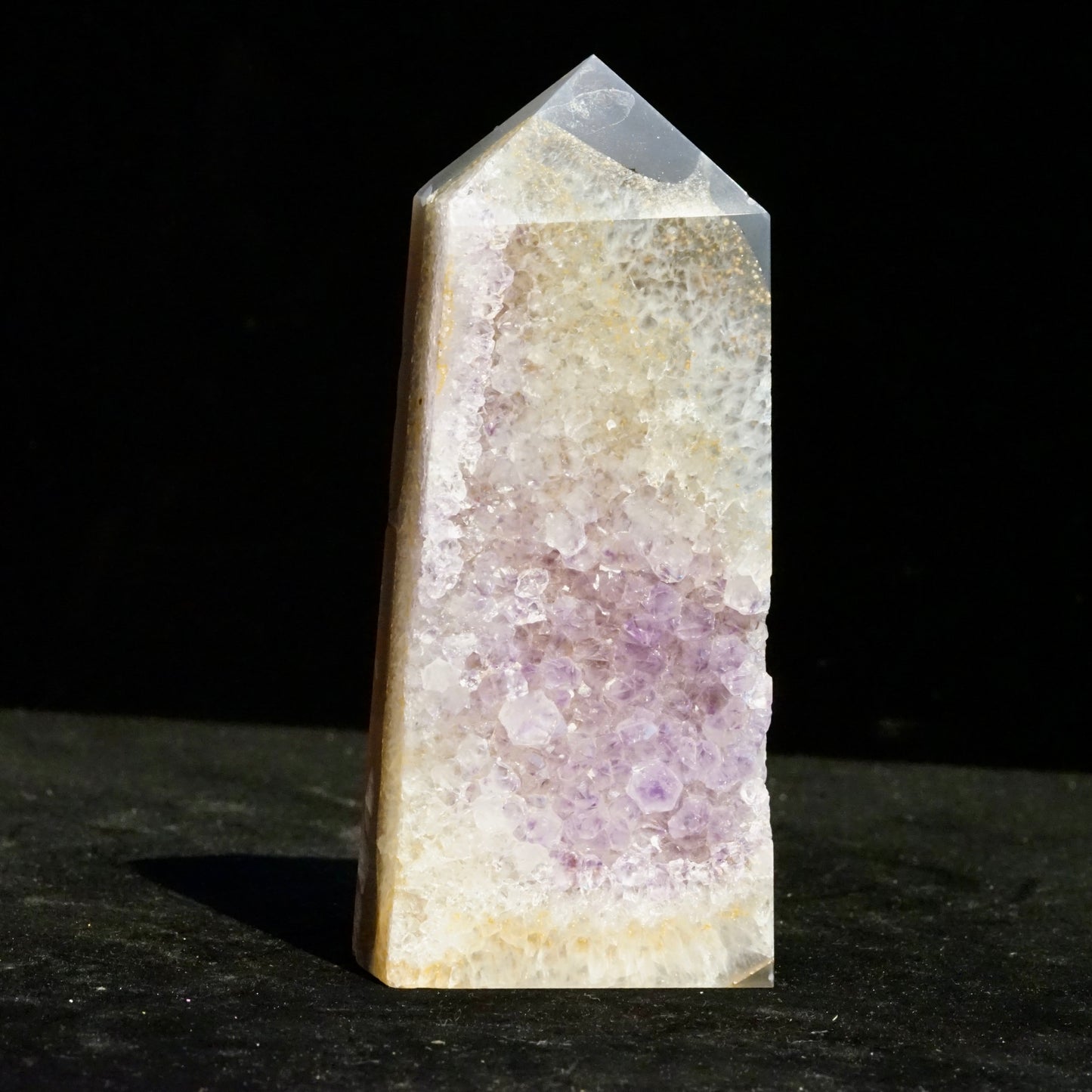 Agate crystal column