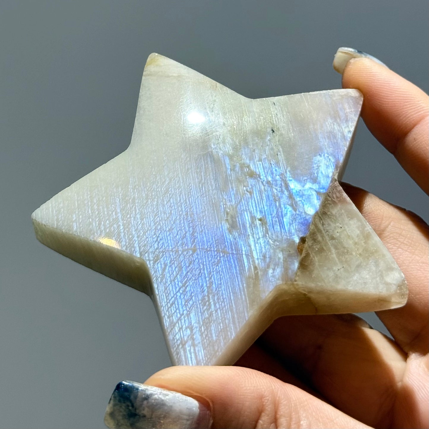 大陽石月亮石共生星星擺件