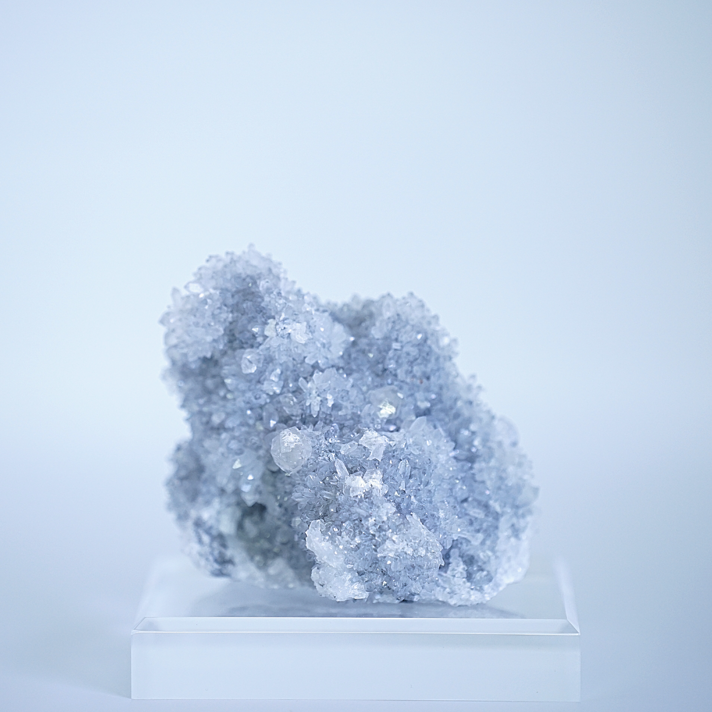 Calcite Cluster with Quartz