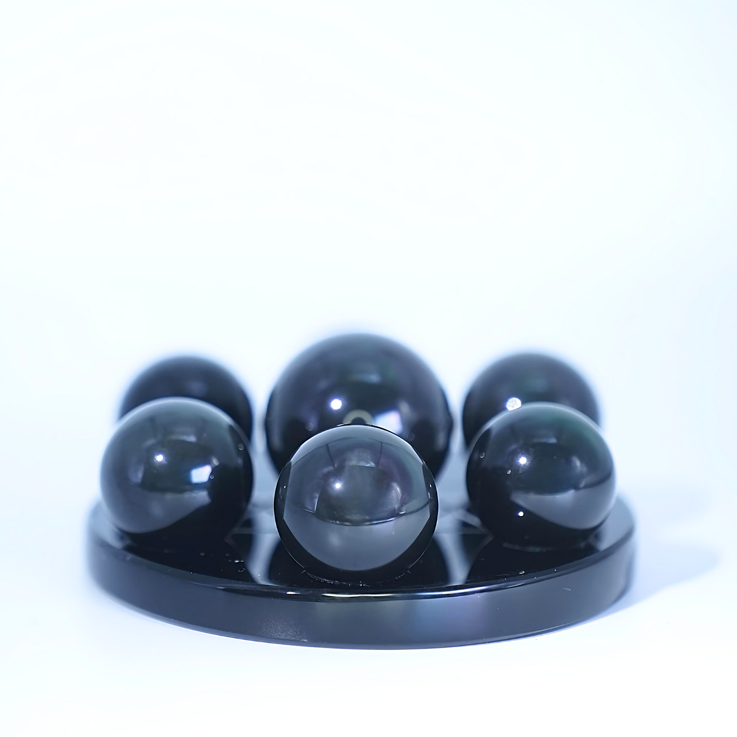 Obsidian Seven-Star Crystal Array