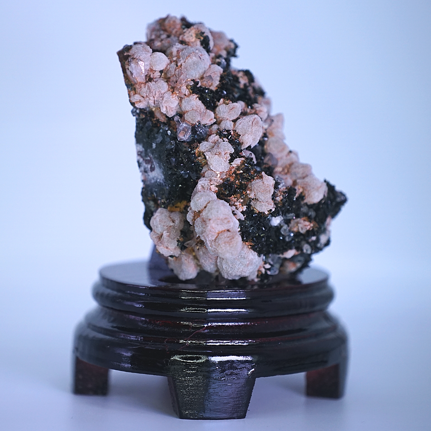 Prehnite with Epidote Mineral Rough Stone
