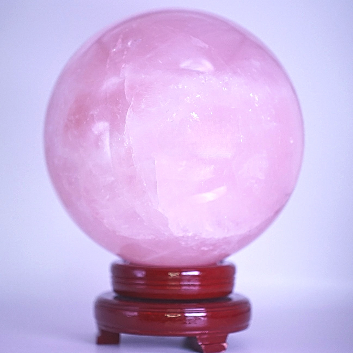Giant Rose Quartz Crystal Ball
