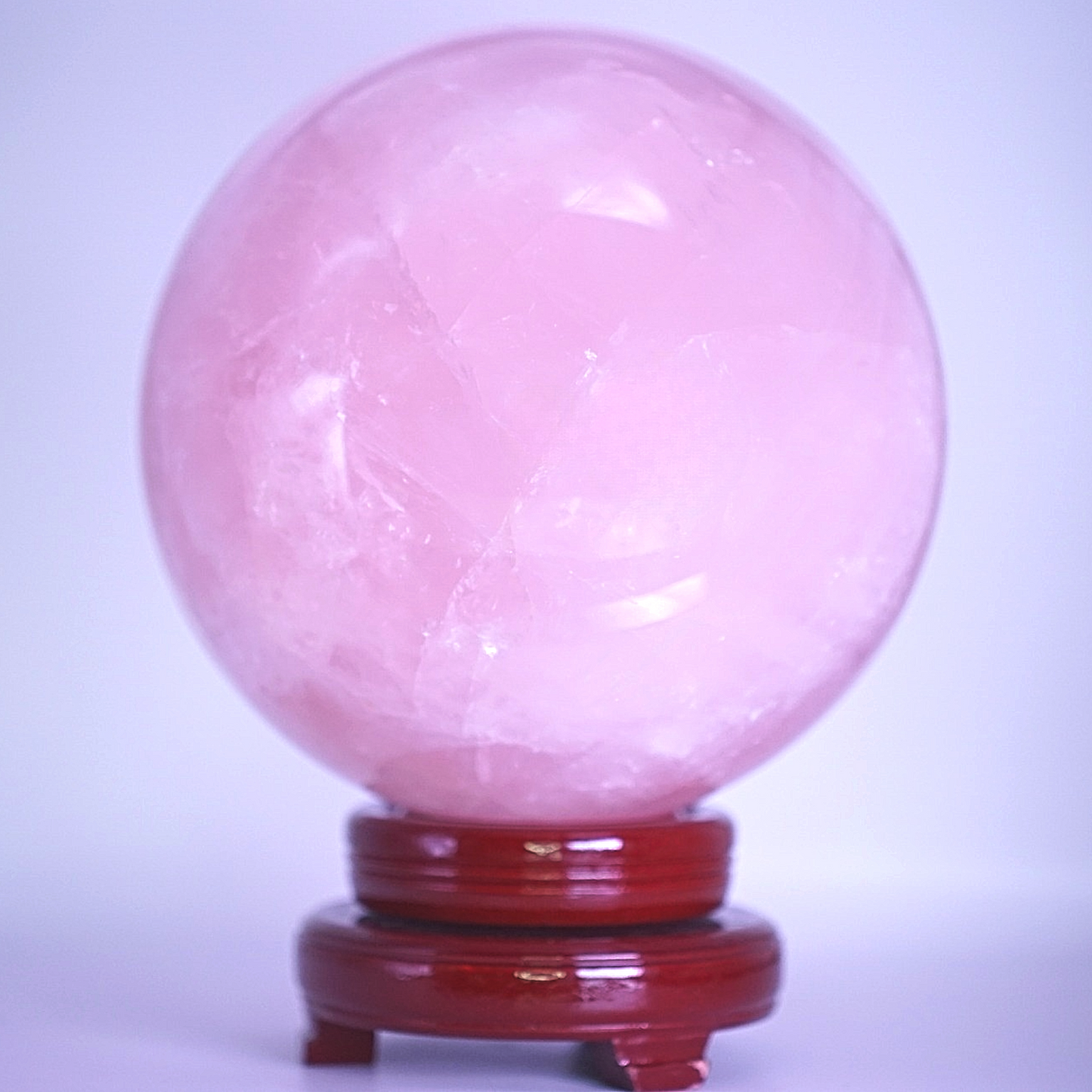 Giant Rose Quartz Crystal Ball