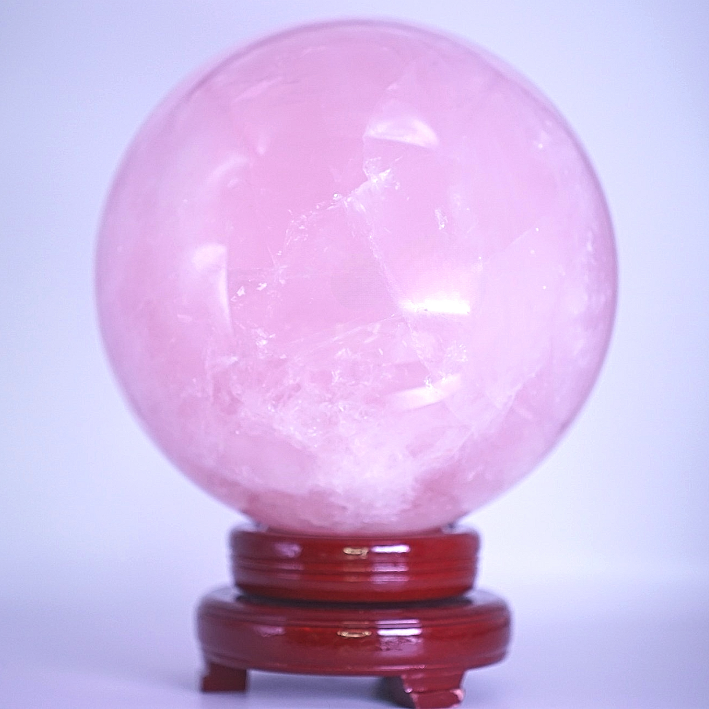 Giant Rose Quartz Crystal Ball