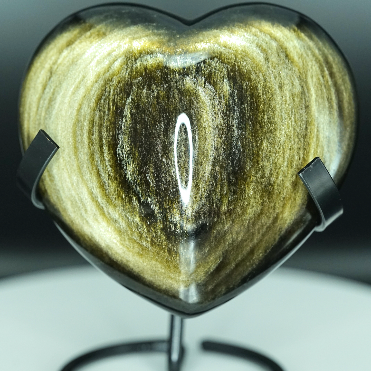 golden obsidian heart