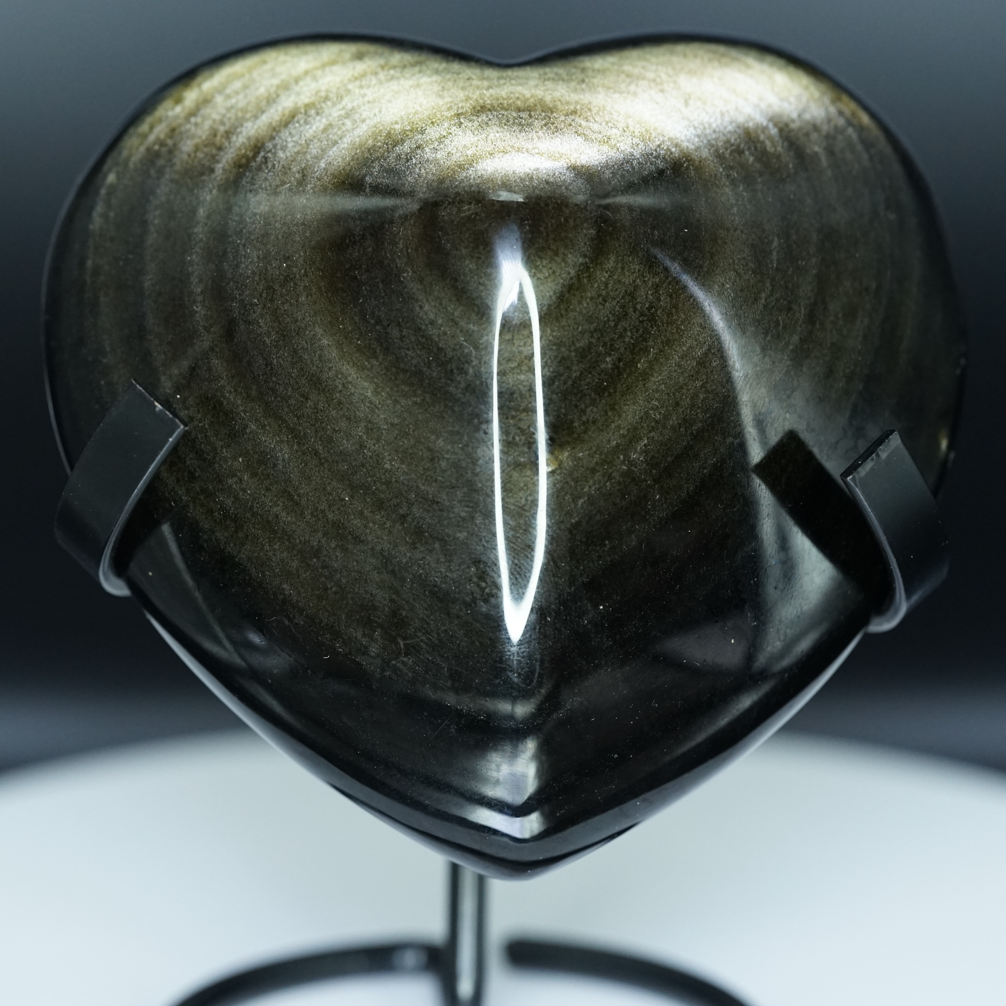 golden obsidian heart