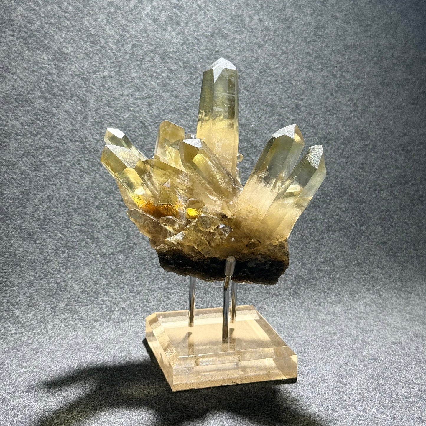 巴西黃水晶簇|天然水晶原礦擺件|Brazilian Citrine Cluster|招財偏財・事業運提升・陽光正能量