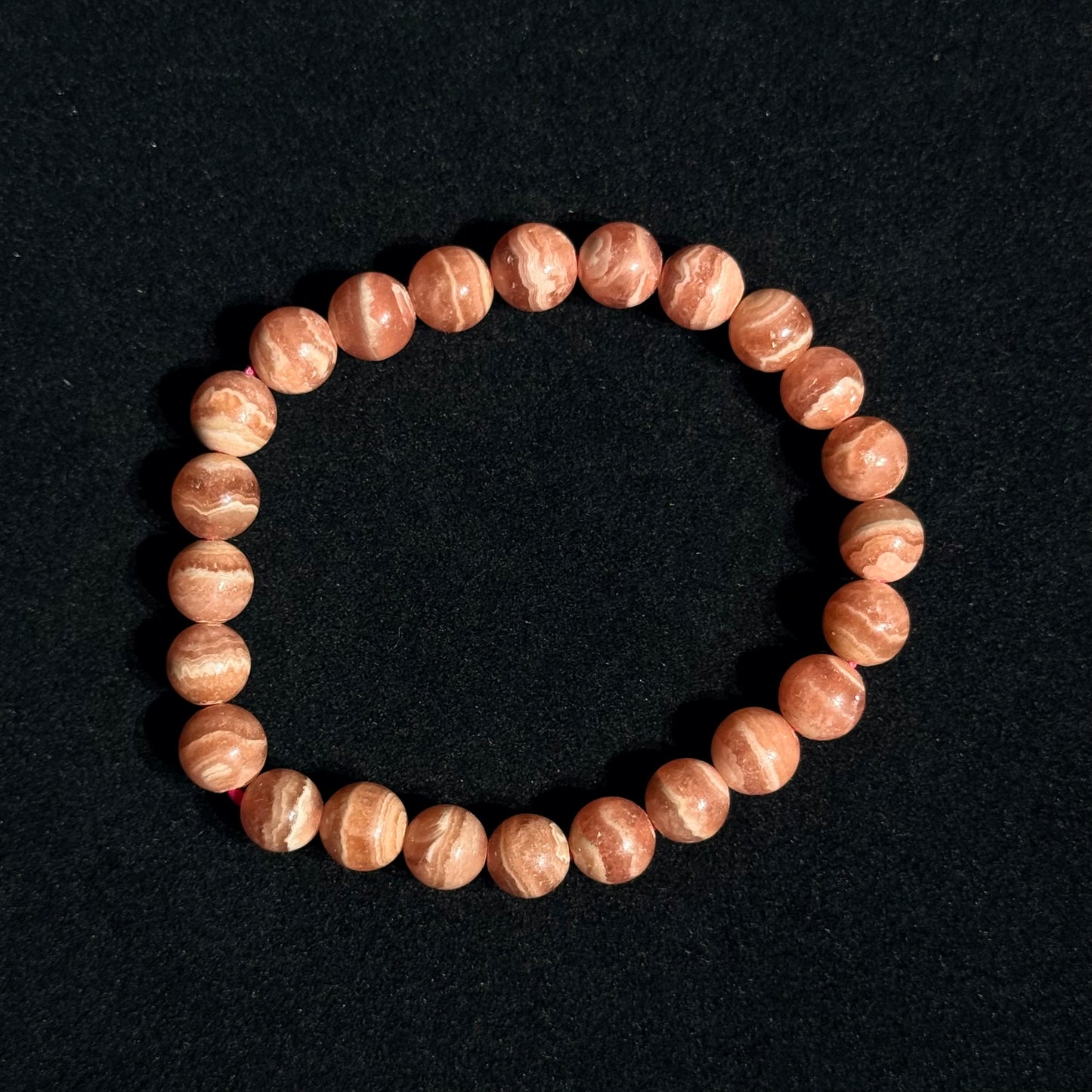 Rhodochrosite bracelet