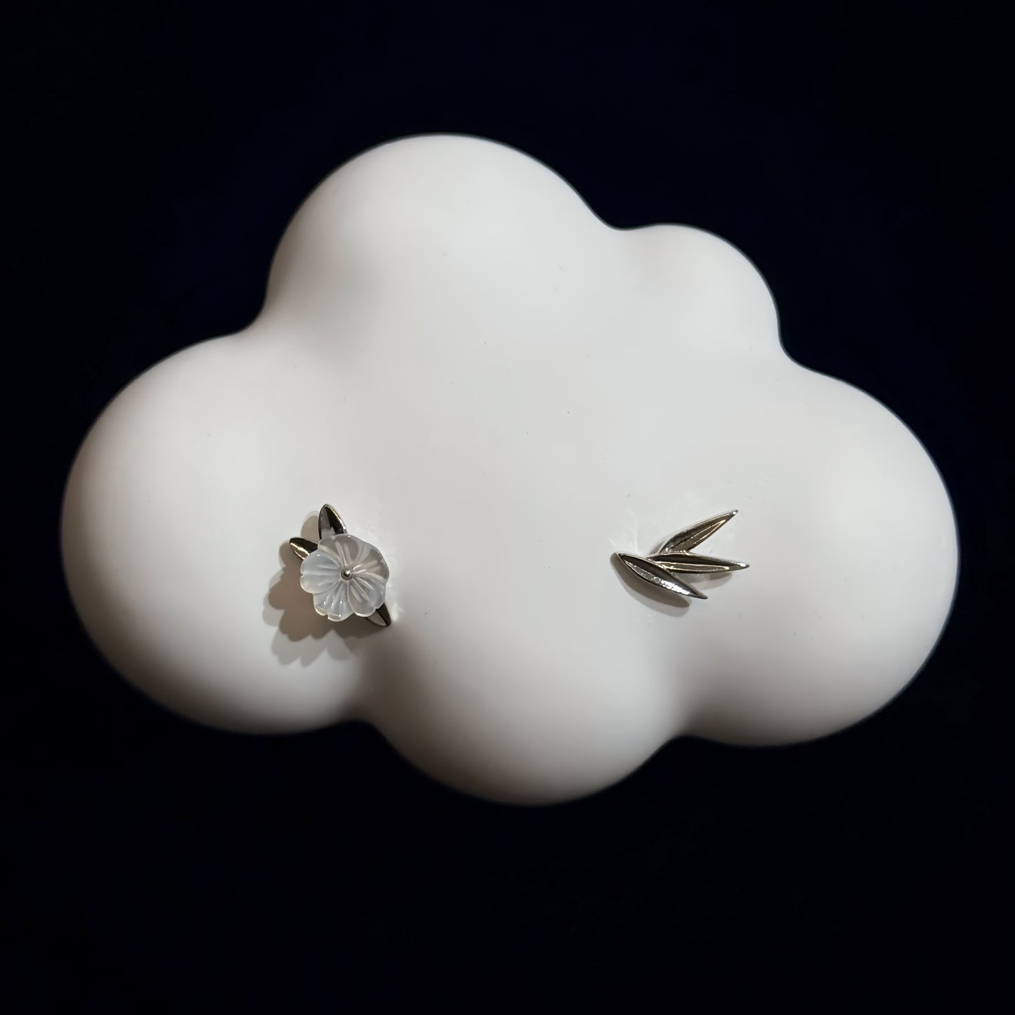 White Shell Earrings