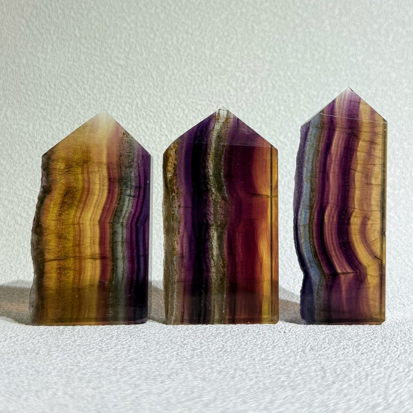 螢石平板柱 - 暖色系