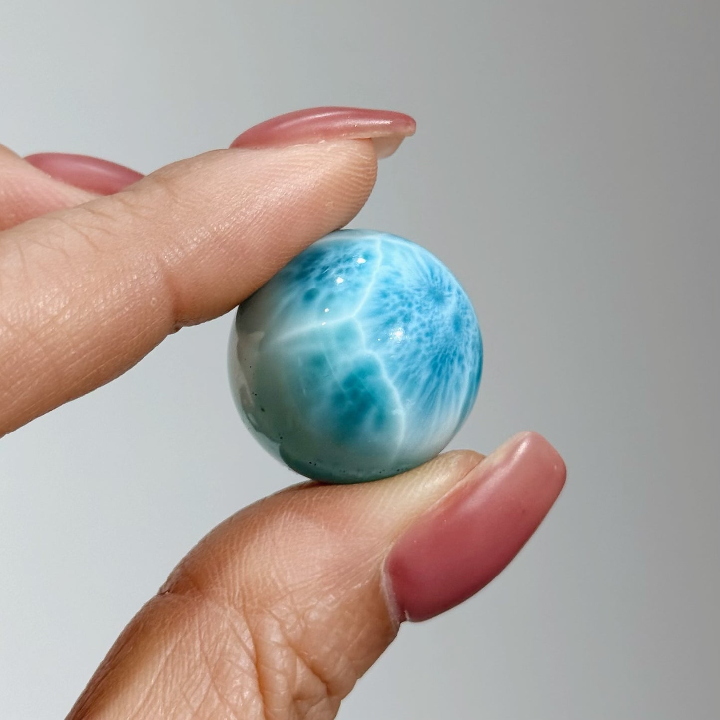 Larimar sphere