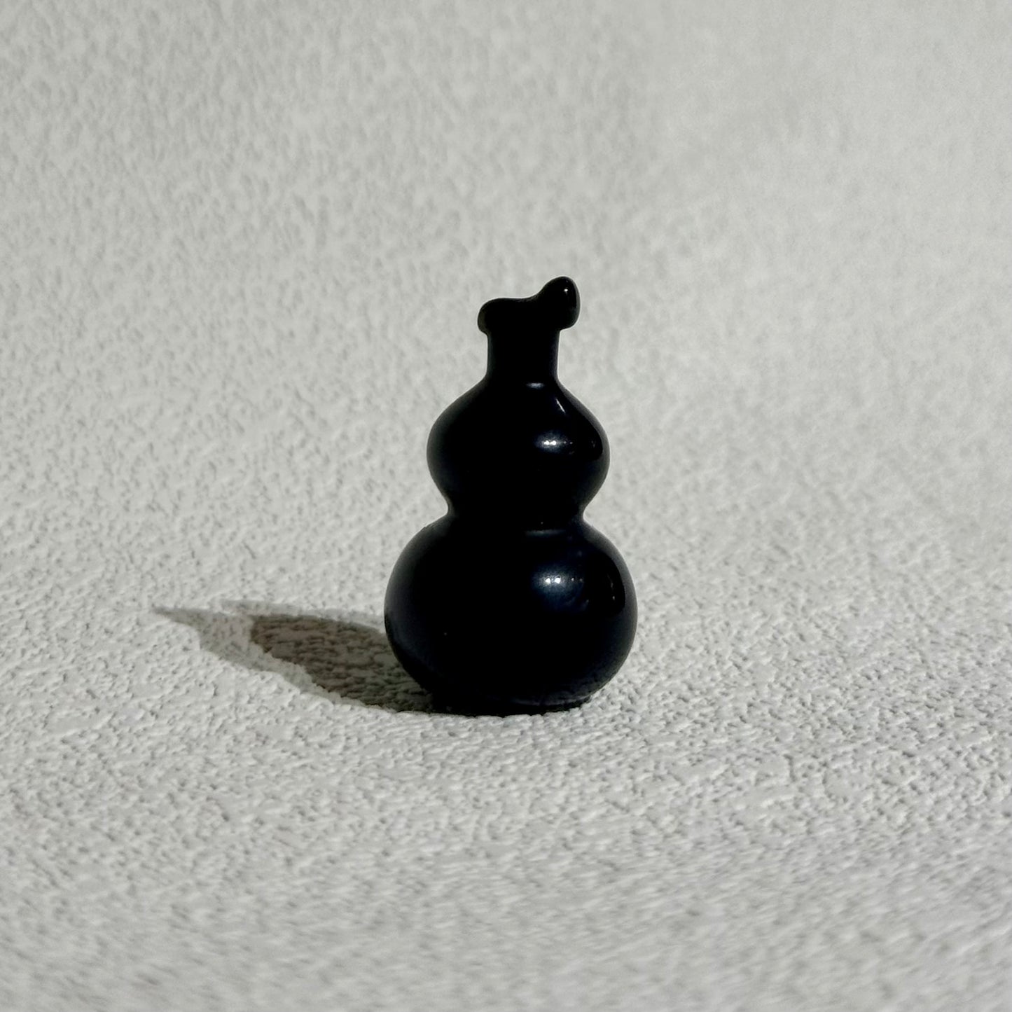 迷你黑曜葫蘆|天然雕|Mini Obsidian Gourd|辟邪化煞・防小人・守護健康