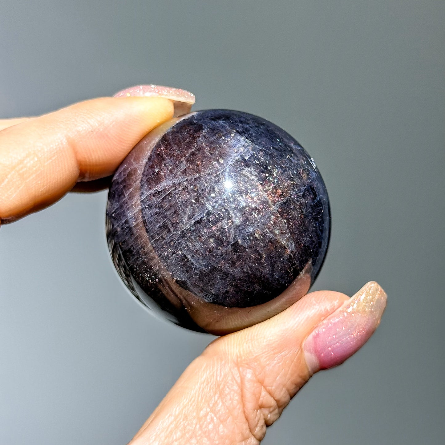 堇青石球|天然水晶球| Iolite Sphere|專注提升・自律強化・情緒穩定