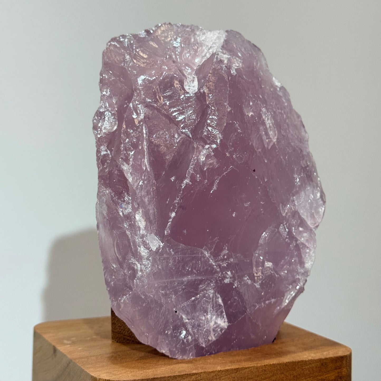 粉水晶原石擺件