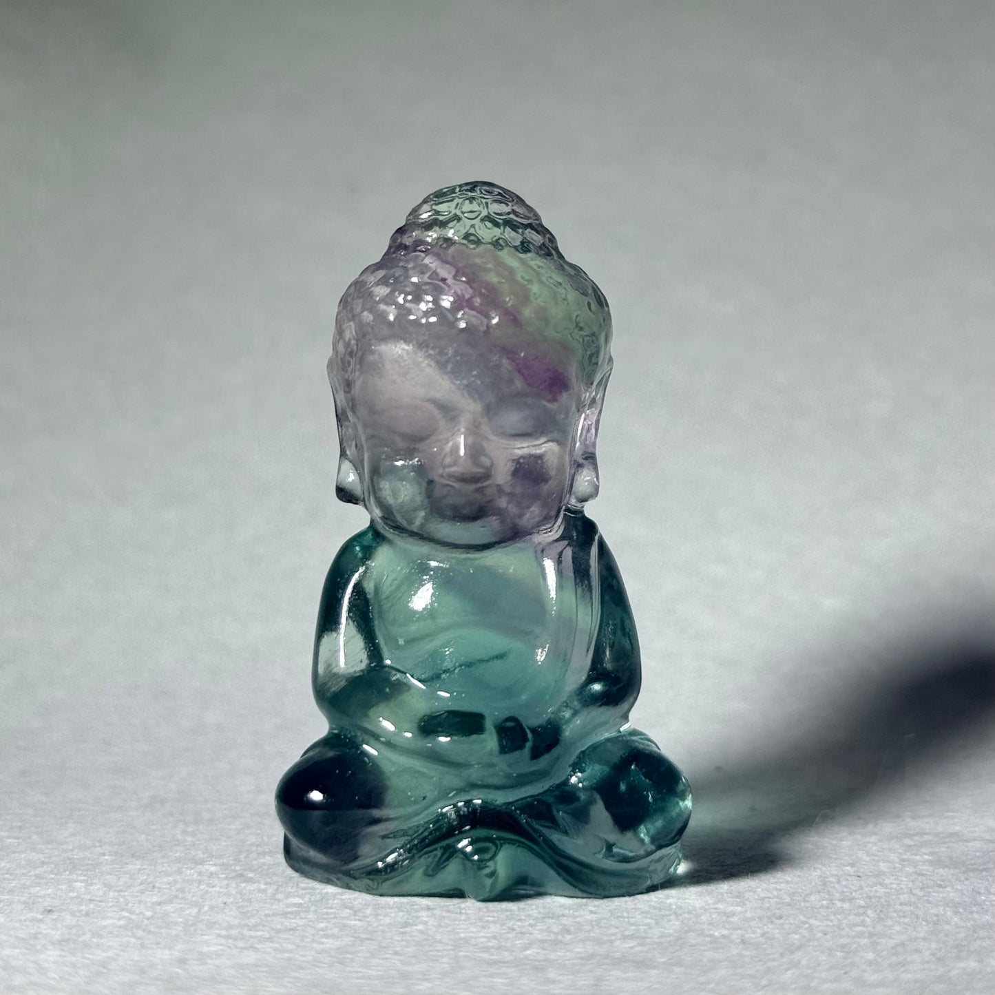 螢石手工雕刻佛像