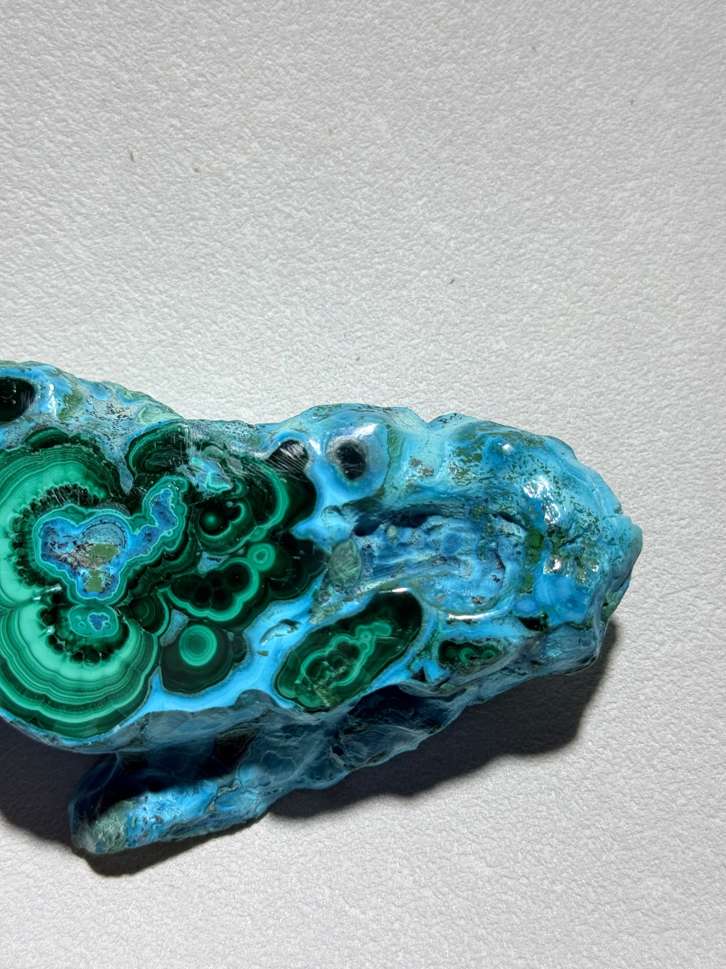 硅孔雀石原石｜天然礦石擺件｜Chrysocolla Raw Stone｜舒緩壓力・穩定情緒・溫柔療癒