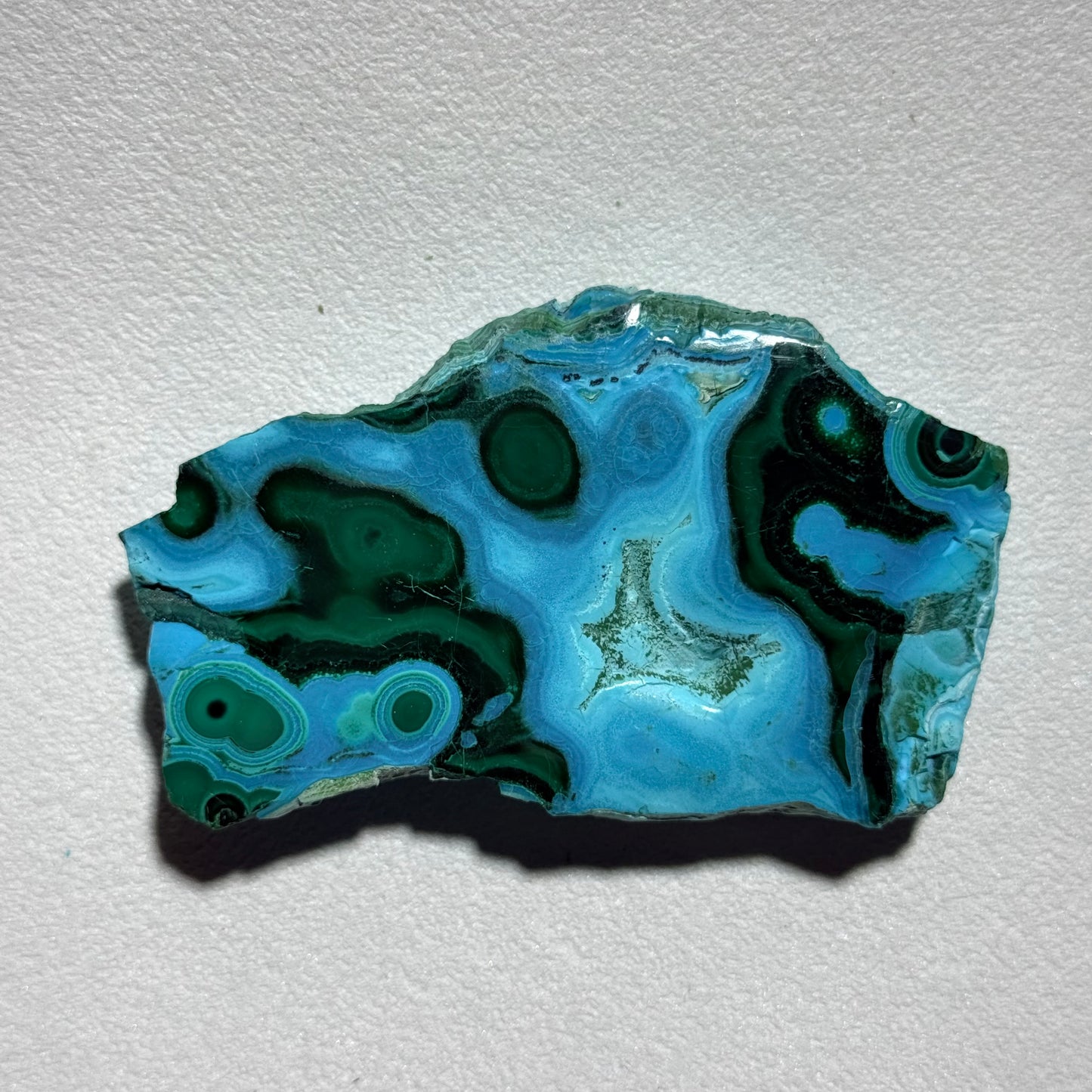 硅孔雀石原石｜天然礦石擺件｜Chrysocolla Raw Stone｜舒緩壓力・穩定情緒・溫柔療癒