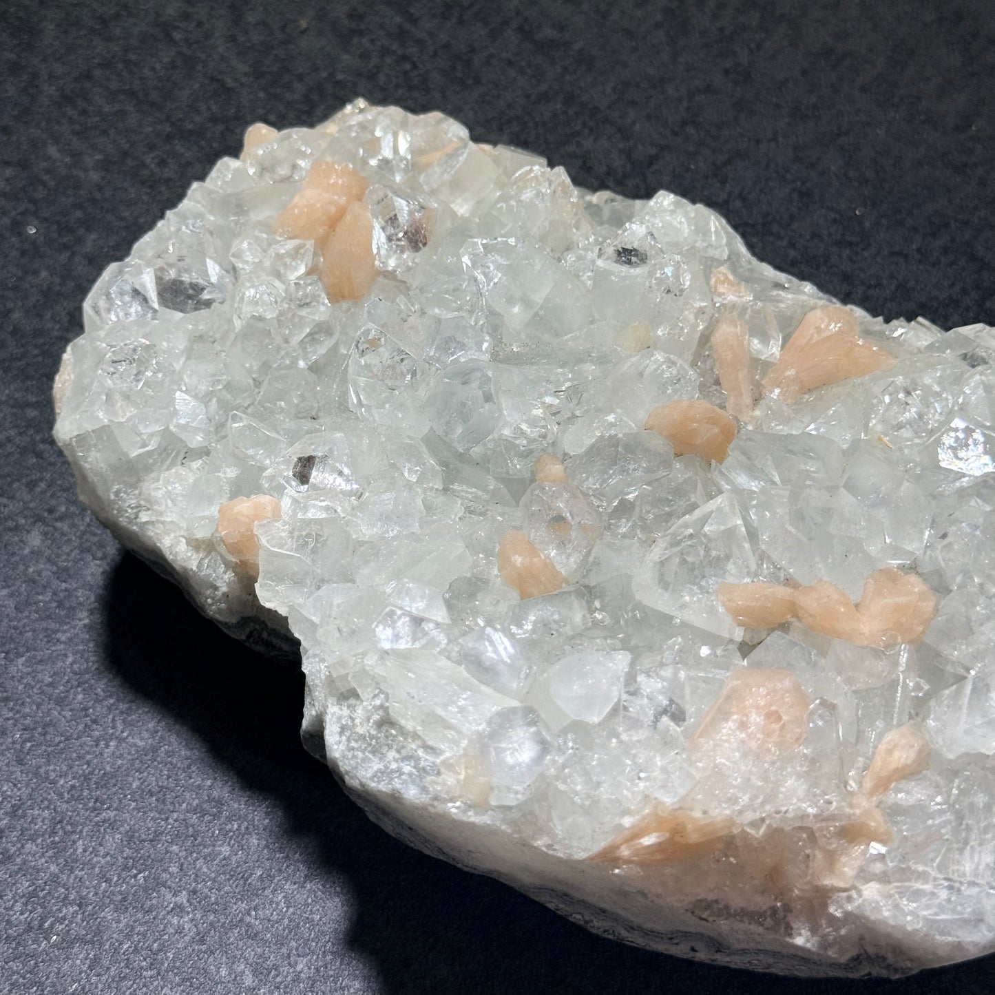 印度鑽石魚眼石帶沸石