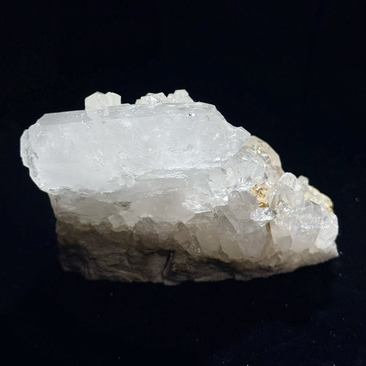 印度喜瑪縫合白水晶簇｜天然水晶簇原礦｜Indian Himalayan Suture Quartz Cluster｜淨化能量・放大意念・守護空間