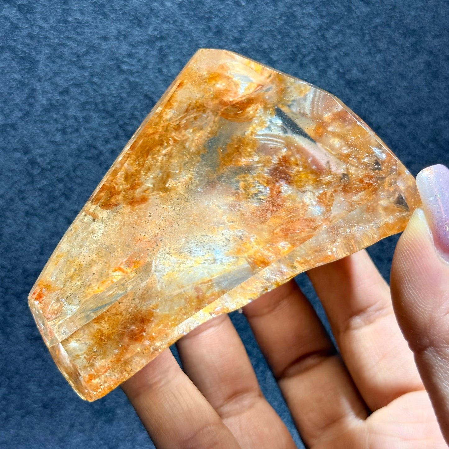 黃膠花隨形擺件｜天然水晶擺件｜Yellow Agate Flower Freeform｜陽光能量・招財聚氣・穩定心緒