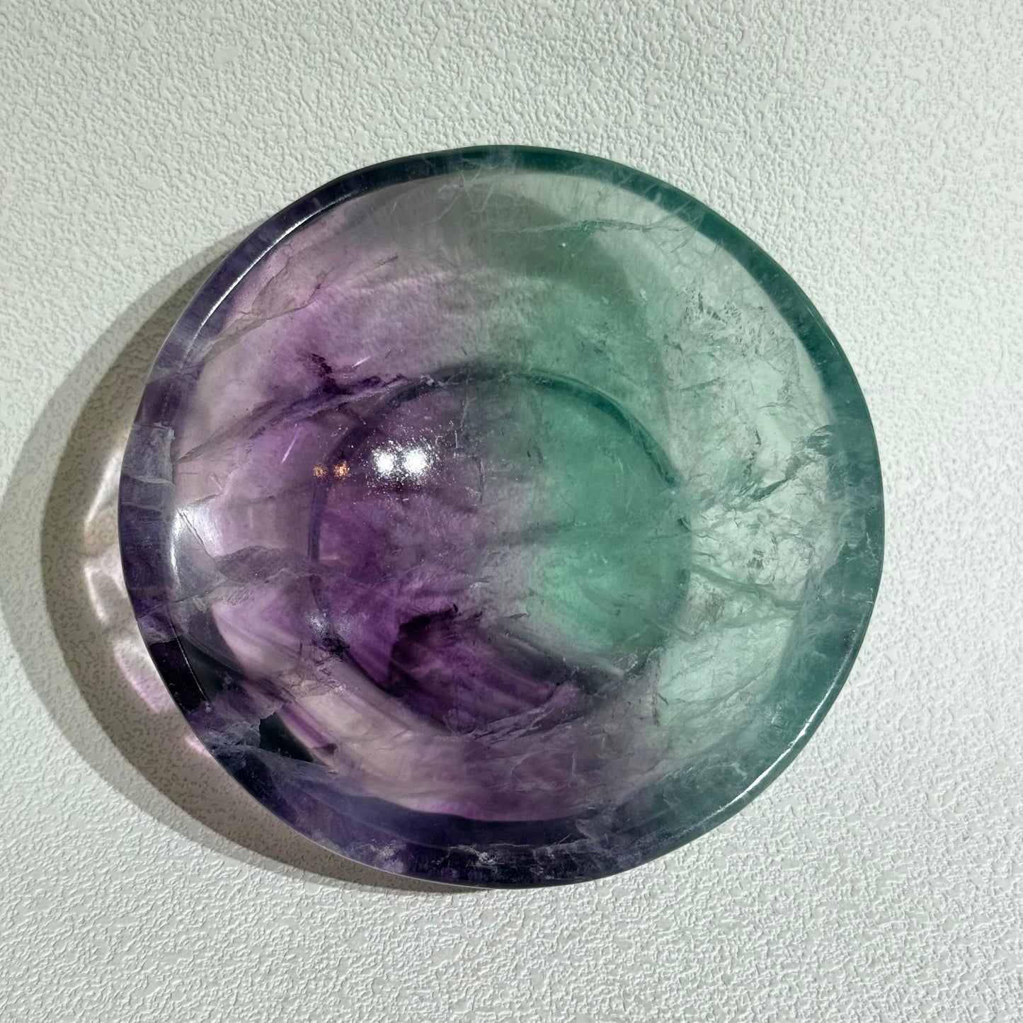 螢石碗-B款｜天然水晶消磁碗｜Fluorite Bowl｜淨化水晶・清理負能量・提升專注與清晰思緒