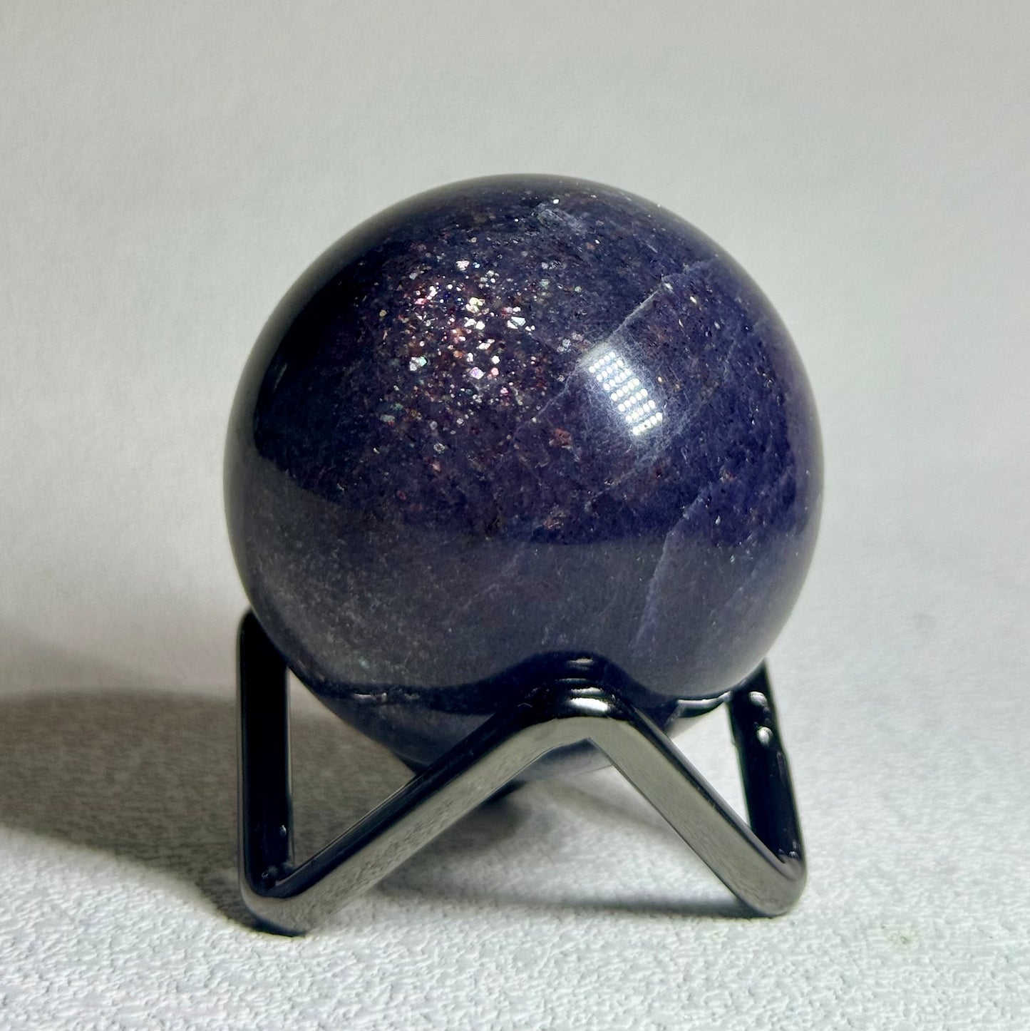 堇青石球 - 4.6cm｜天然水晶球｜ Iolite Sphere｜專注提升・自律強化・情緒穩定