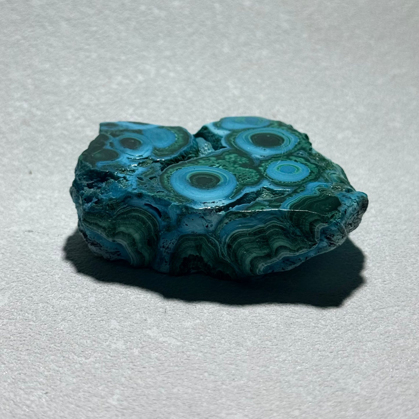 硅孔雀石原石｜天然礦石擺件｜Chrysocolla Raw Stone｜舒緩壓力・穩定情緒・溫柔療癒