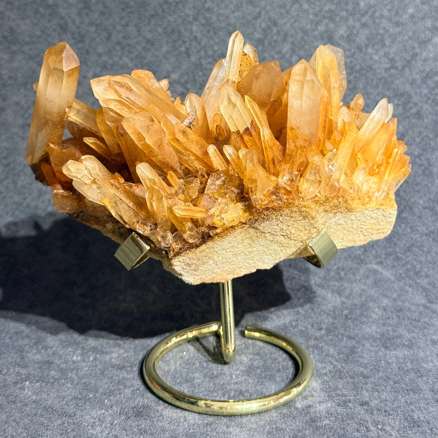 馬達加斯加黃水晶簇｜天然黃水晶原礦擺件｜Madagascar Citrine Cluster｜招財聚能・提升自信・吸引豐盛