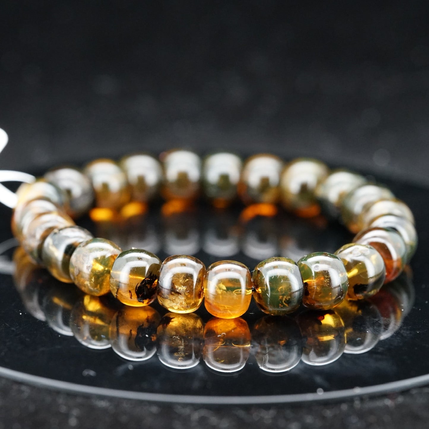 花珀算盤珠手串