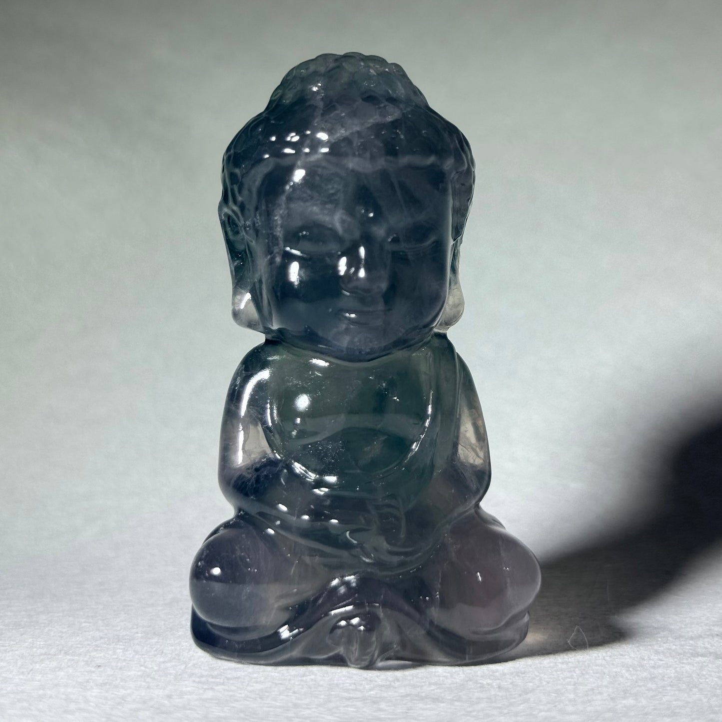螢石手工雕刻佛像