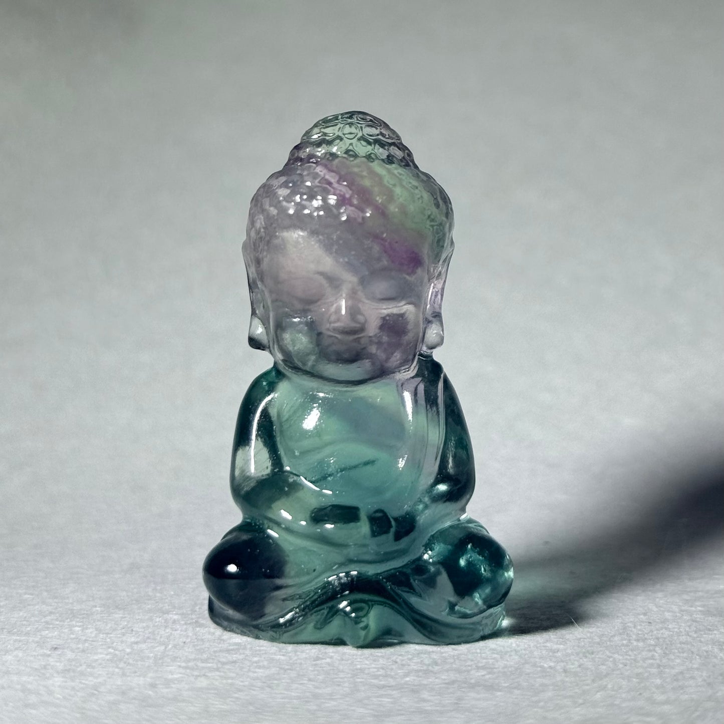 螢石手工雕刻佛像