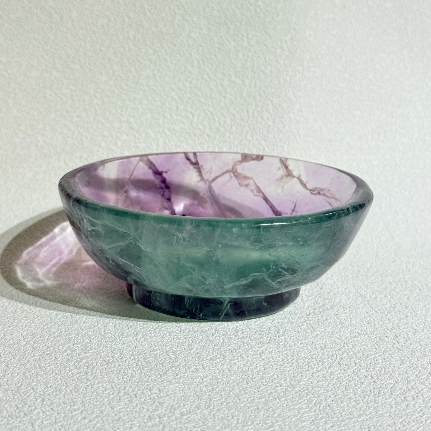 螢石碗-B款｜天然水晶消磁碗｜Fluorite Bowl｜淨化水晶・清理負能量・提升專注與清晰思緒