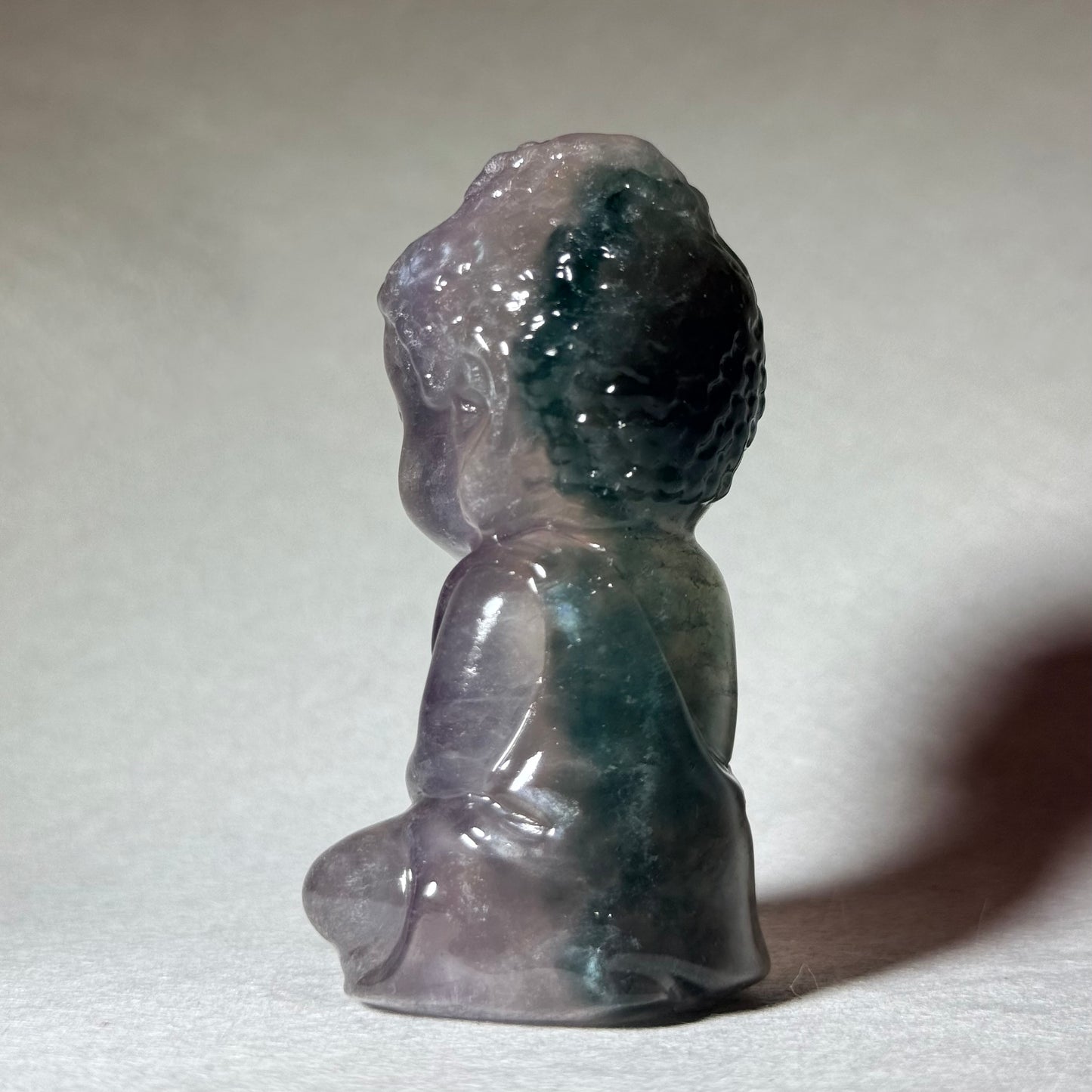 螢石手工雕刻佛像