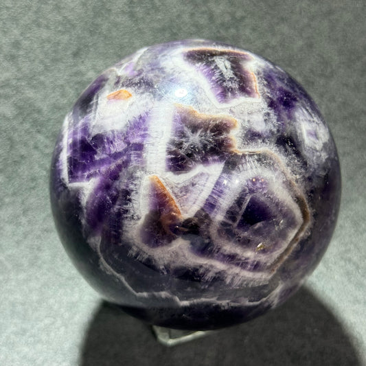 天然紫水晶球冥想水晶