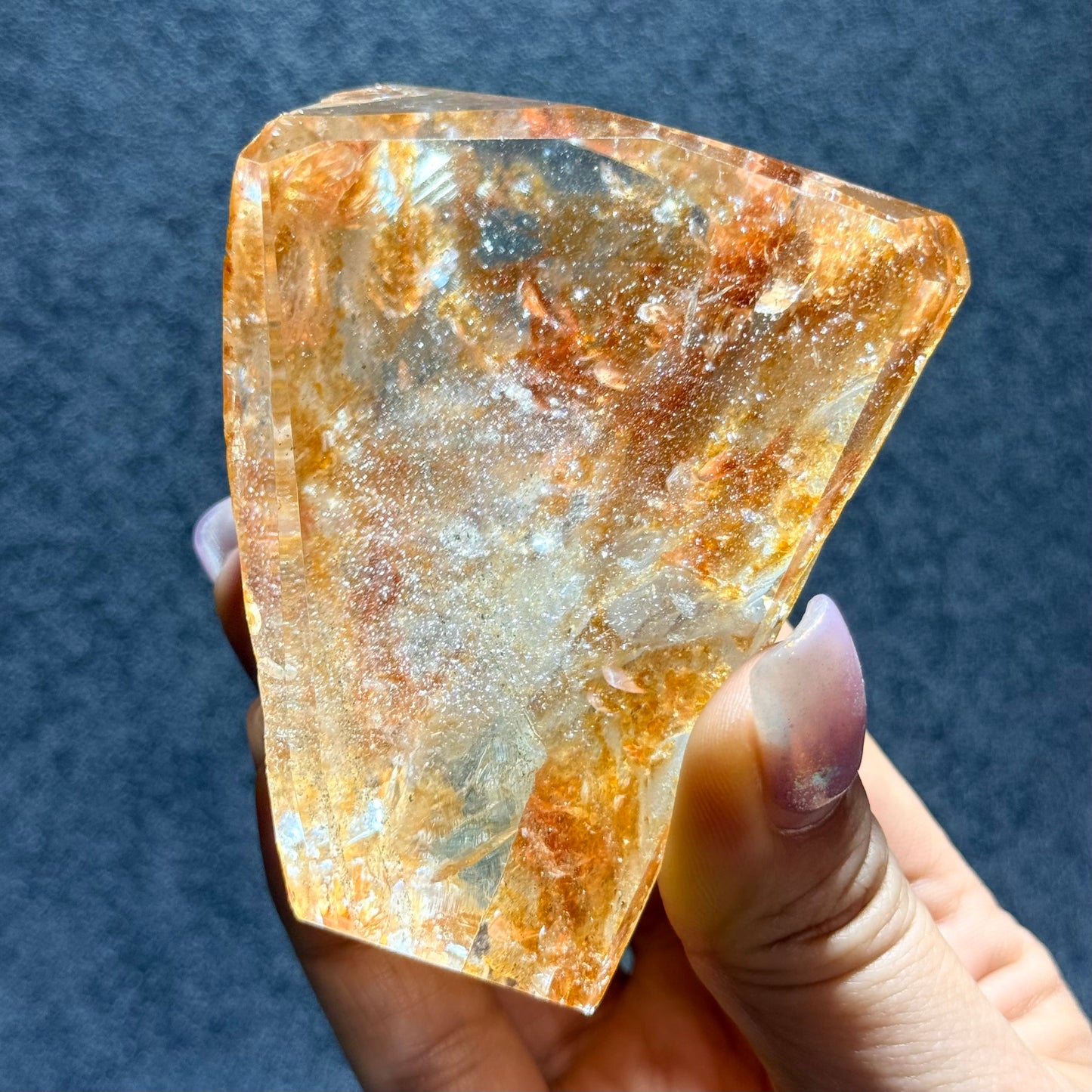 黃膠花隨形擺件｜天然水晶擺件｜Yellow Agate Flower Freeform｜陽光能量・招財聚氣・穩定心緒