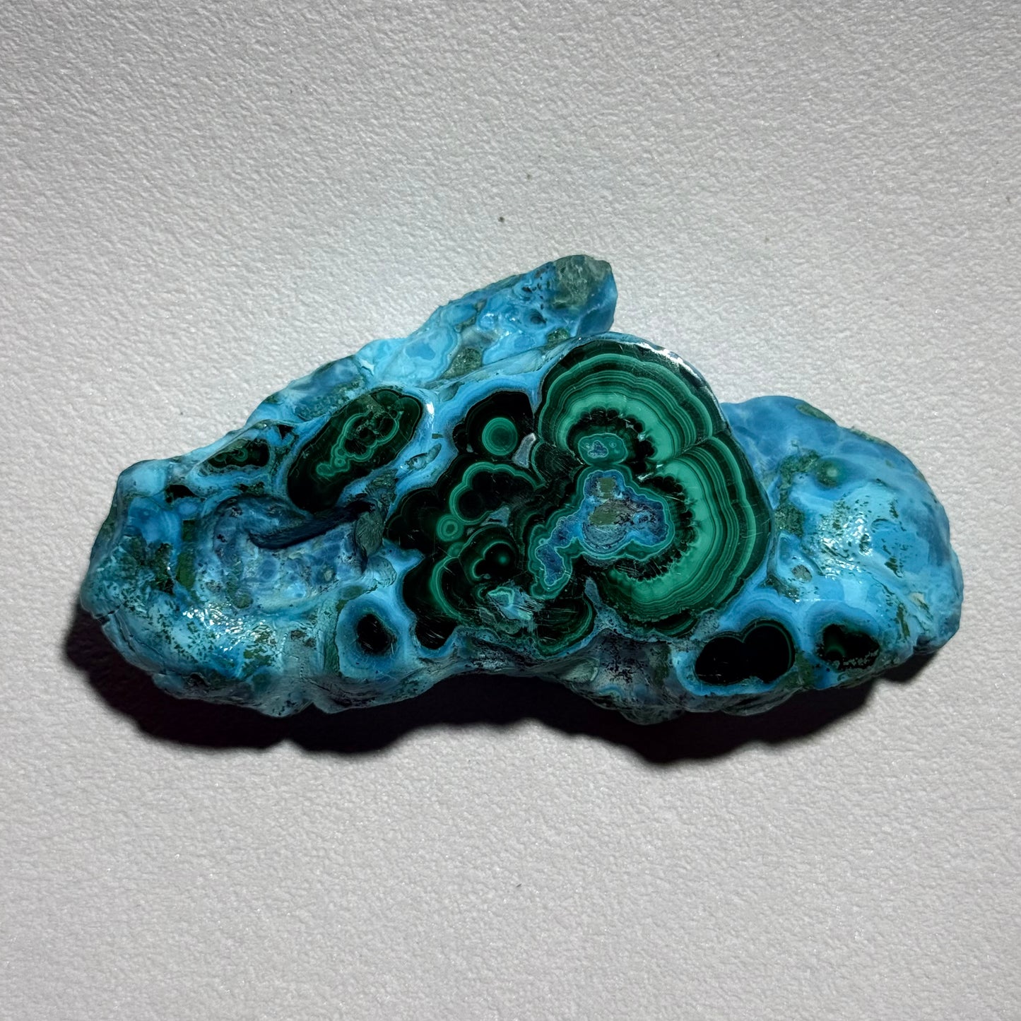硅孔雀石原石｜天然礦石擺件｜Chrysocolla Raw Stone｜舒緩壓力・穩定情緒・溫柔療癒