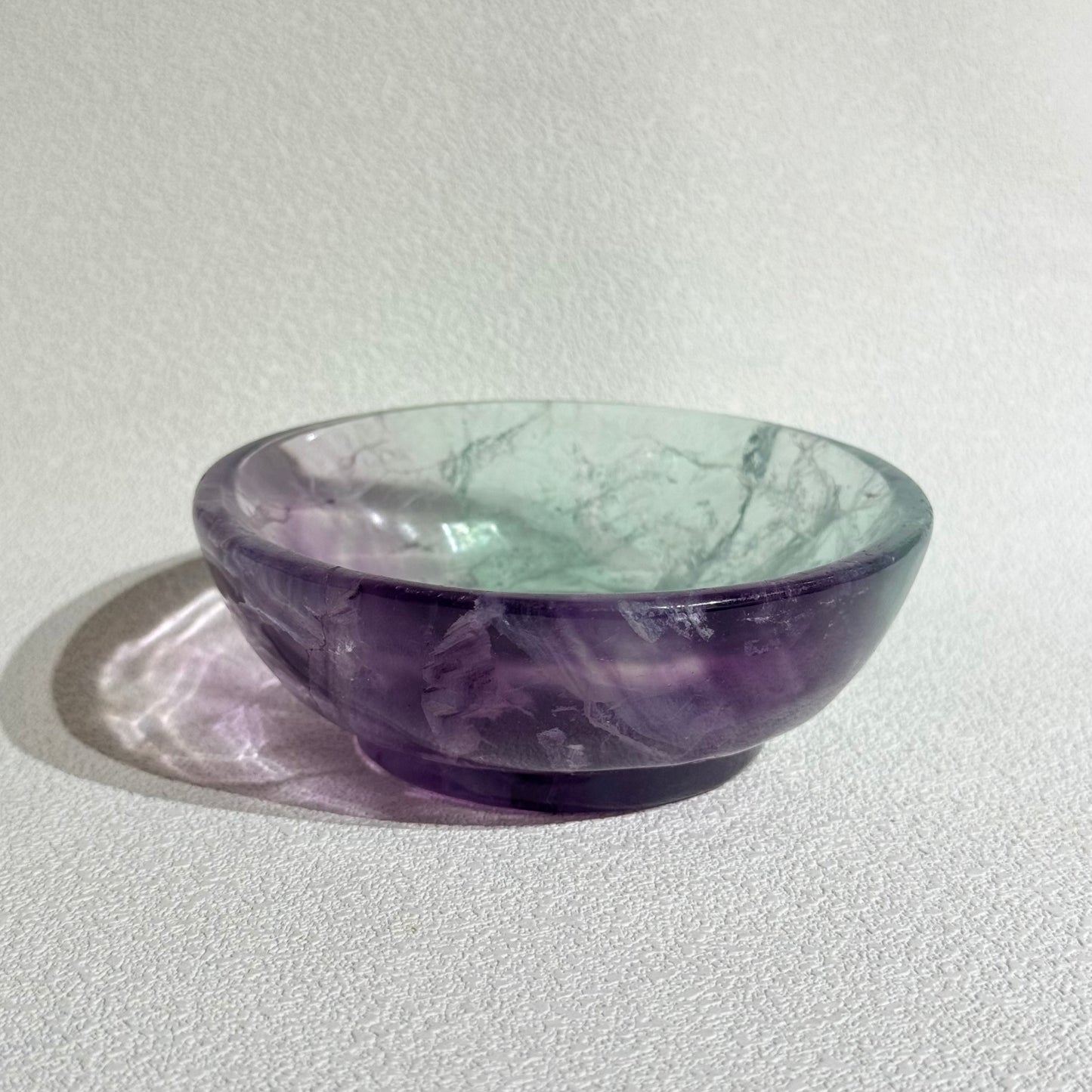 螢石碗-B款｜天然水晶消磁碗｜Fluorite Bowl｜淨化水晶・清理負能量・提升專注與清晰思緒