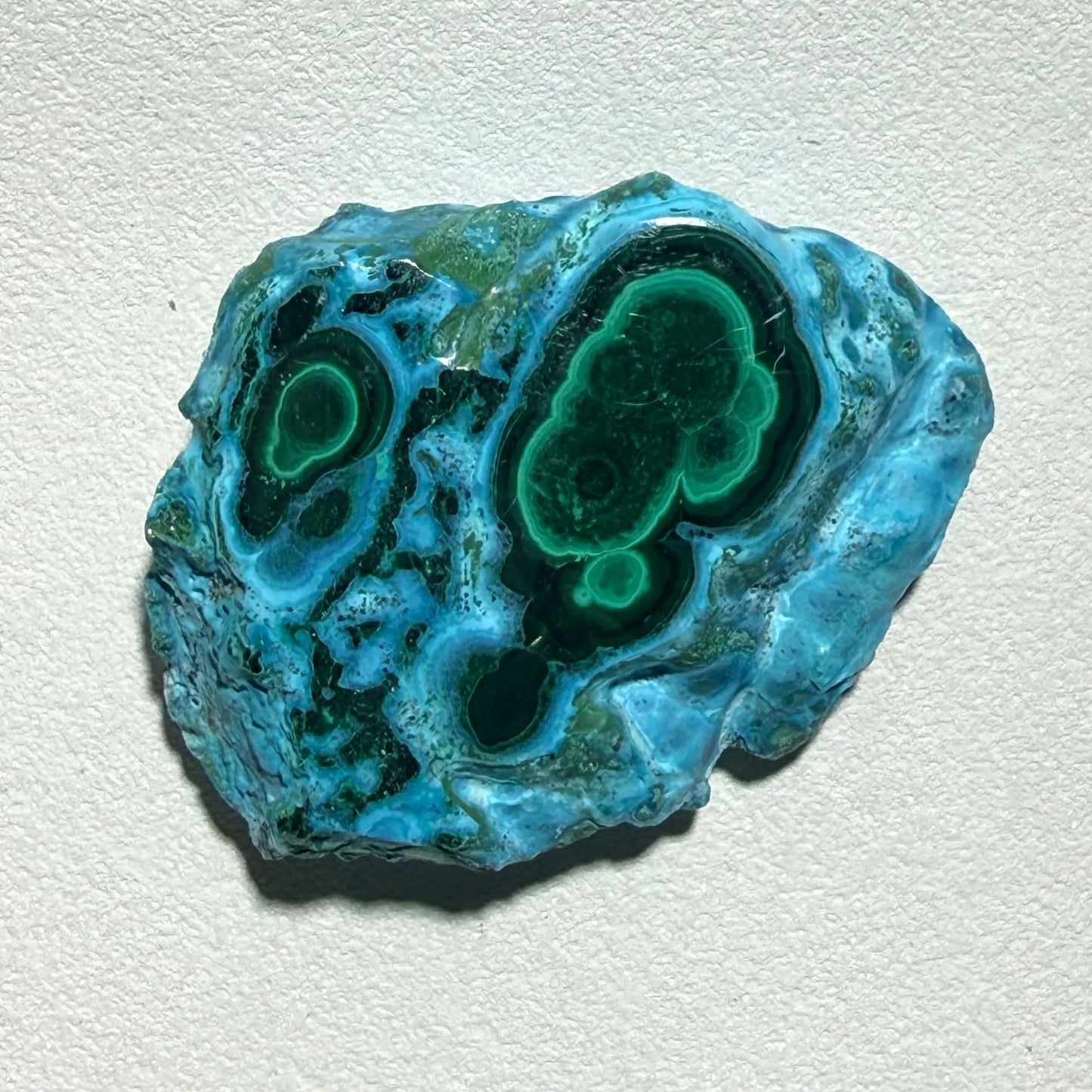 硅孔雀石原石｜天然礦石擺件｜Chrysocolla Raw Stone｜舒緩壓力・穩定情緒・溫柔療癒