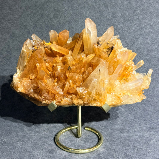 馬達加斯加黃水晶簇｜天然黃水晶原礦擺件｜Madagascar Citrine Cluster｜招財聚能・提升自信・吸引豐盛