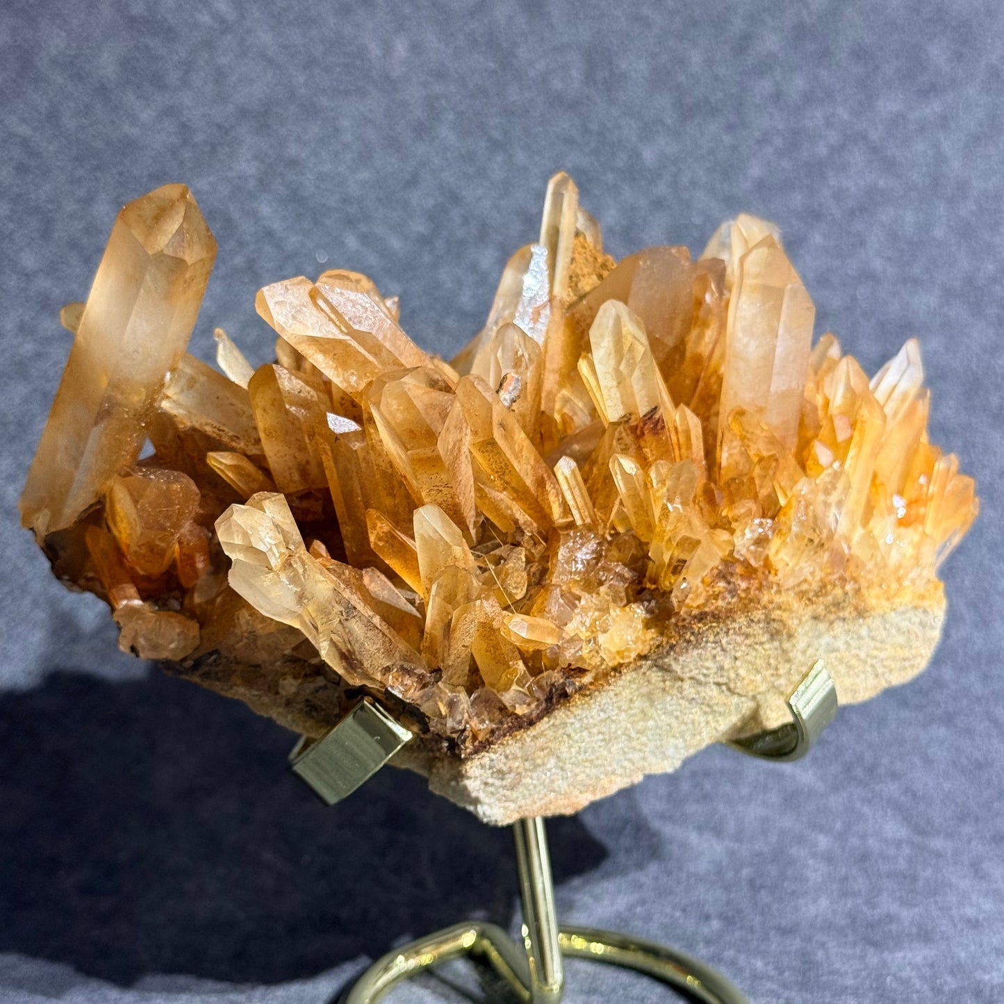 馬達加斯加黃水晶簇｜天然黃水晶原礦擺件｜Madagascar Citrine Cluster｜招財聚能・提升自信・吸引豐盛