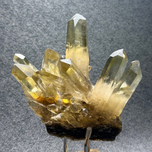 巴西黃水晶簇｜天然水晶原礦擺件｜Brazilian Citrine Cluster｜招財偏財・事業運提升・陽光正能量
